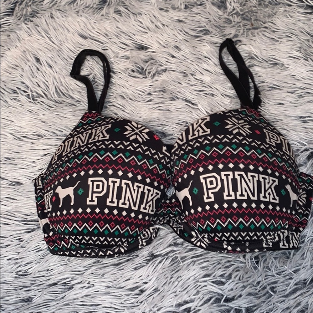 PINK christmas edition D32 bra